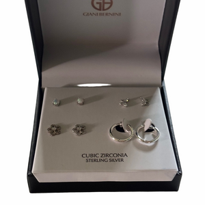 Giani Bernini Sterling Silver Cubic Zirconia Earrings